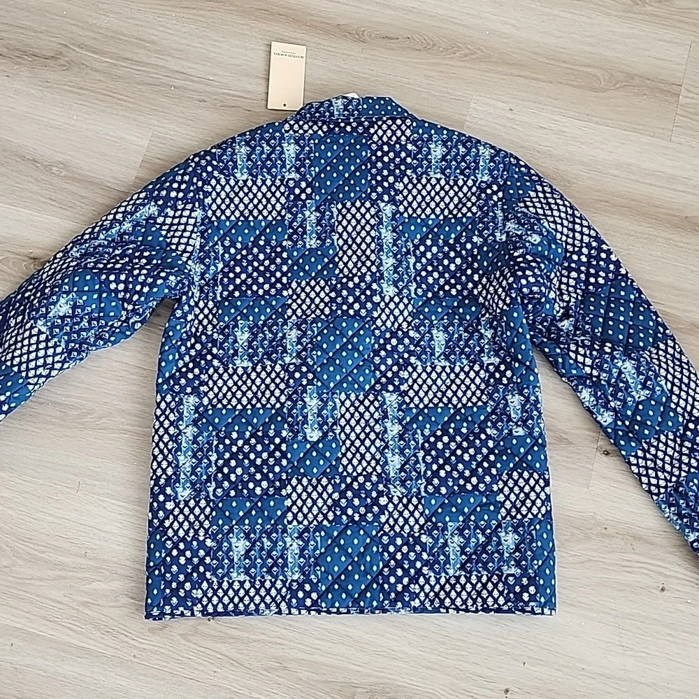 Scotch & Soda Printed QuiltedOvershirt in Blue for Men size small - Picture 9 of 11